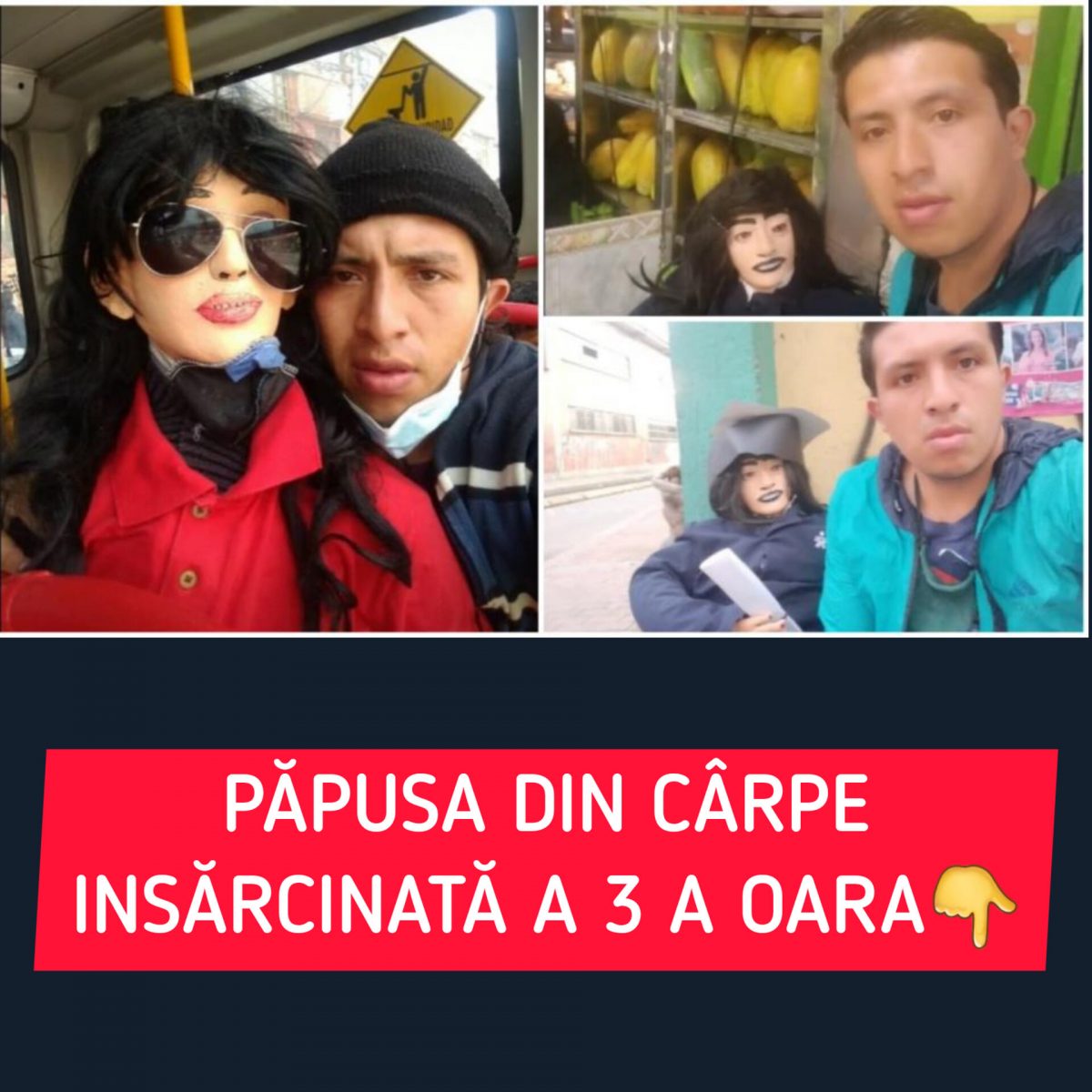 Un columbian, logodit cu o păpușă din cârpe, a dat vestea cea mare după un an de relație: Natalia este „însărcinată” pentru a treia oară
