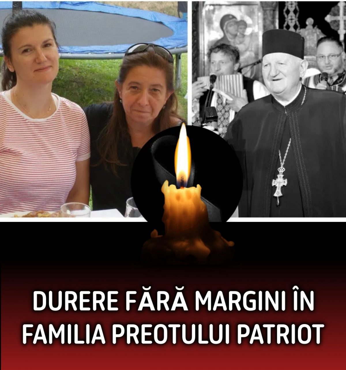 Durere fără margini în familia preotului patriot, Doru Gheaja. Fiica cea mare a murit subit: ”A fost un om minunat”