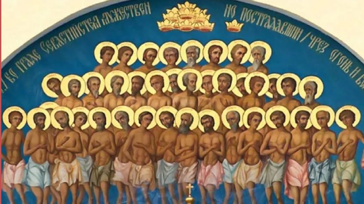 Calendar ortodox 9 martie 2023. Cruce neagră. Sfinţii 40 de mucenici. Rugăciunea zilei te ajută în momentele de cumpănă