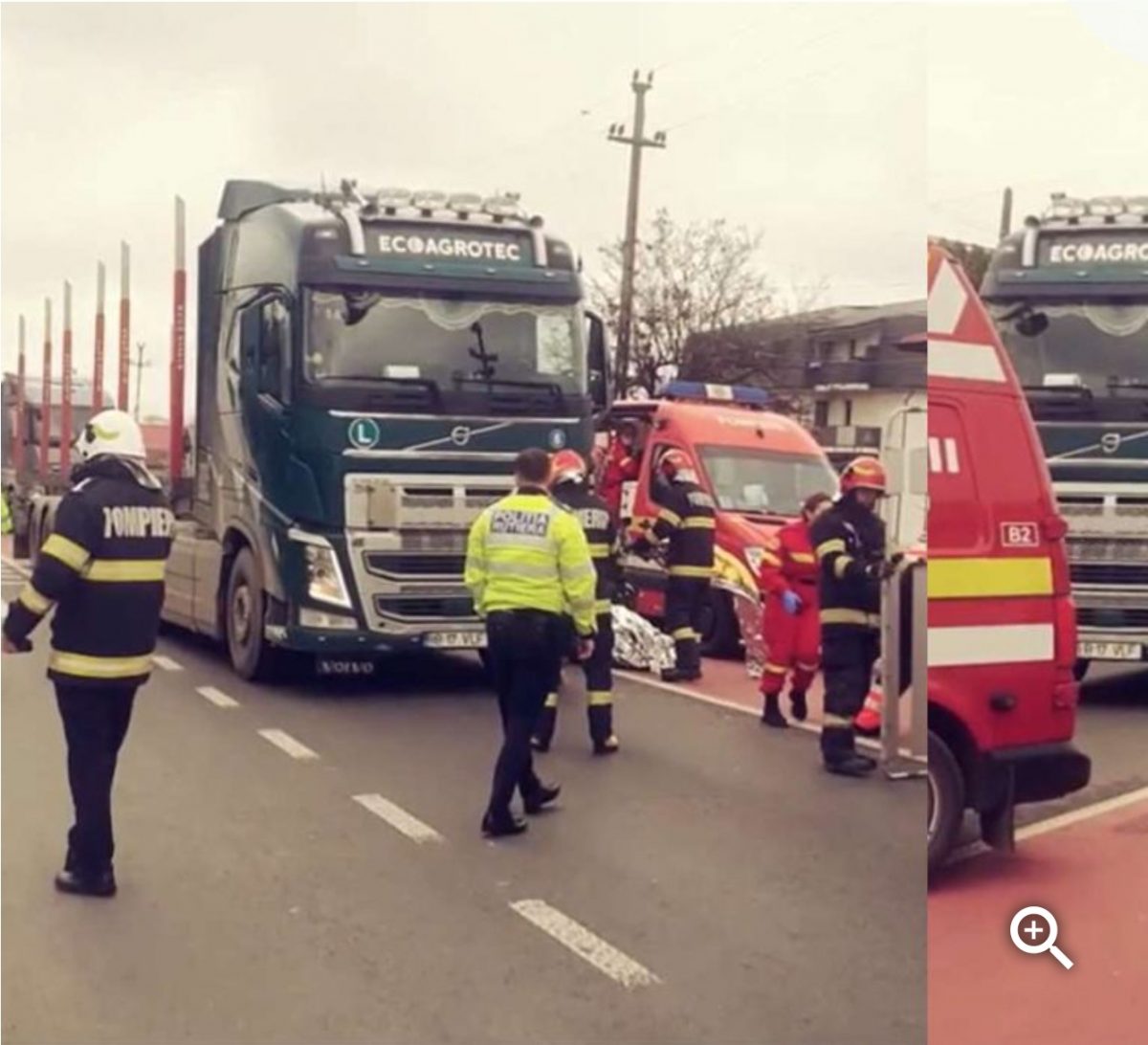 „Stătea în genunchi și plângea”. Filmul accidentului din Lețcani, în care un tată și cei doi copii ai săi au fost loviți de un TIR, pe trecerea de pietoni