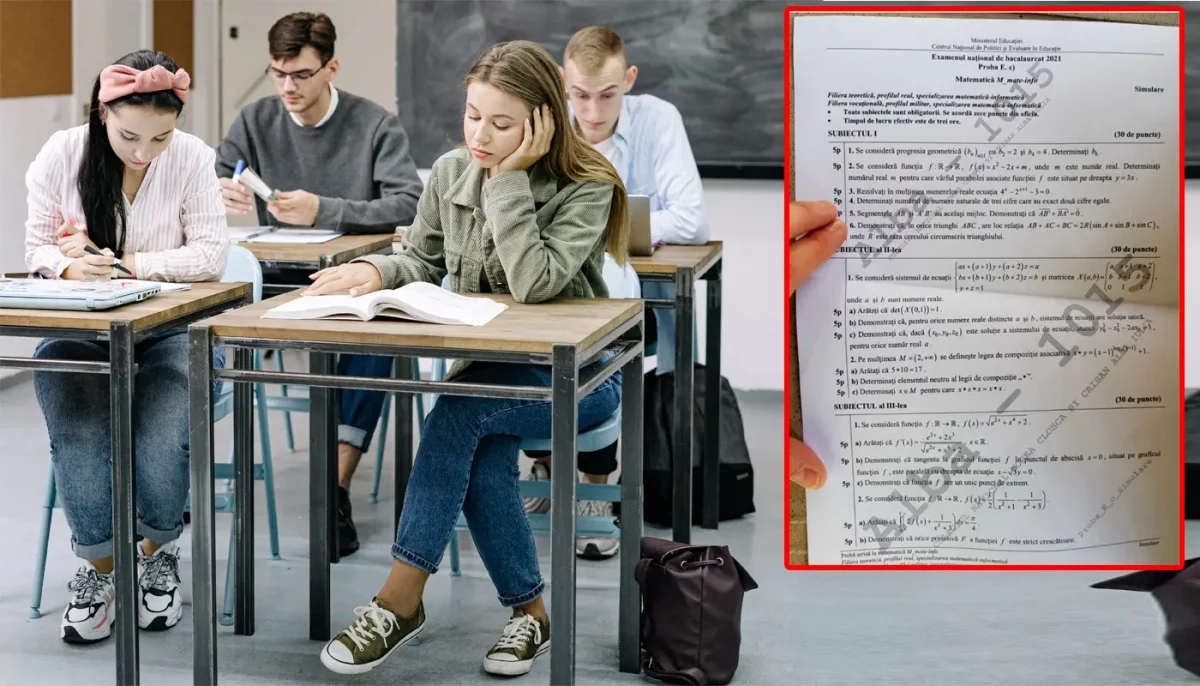 Bacalaureat 2023. Ce subiecte au picat la matematica? Baremul de corectare
