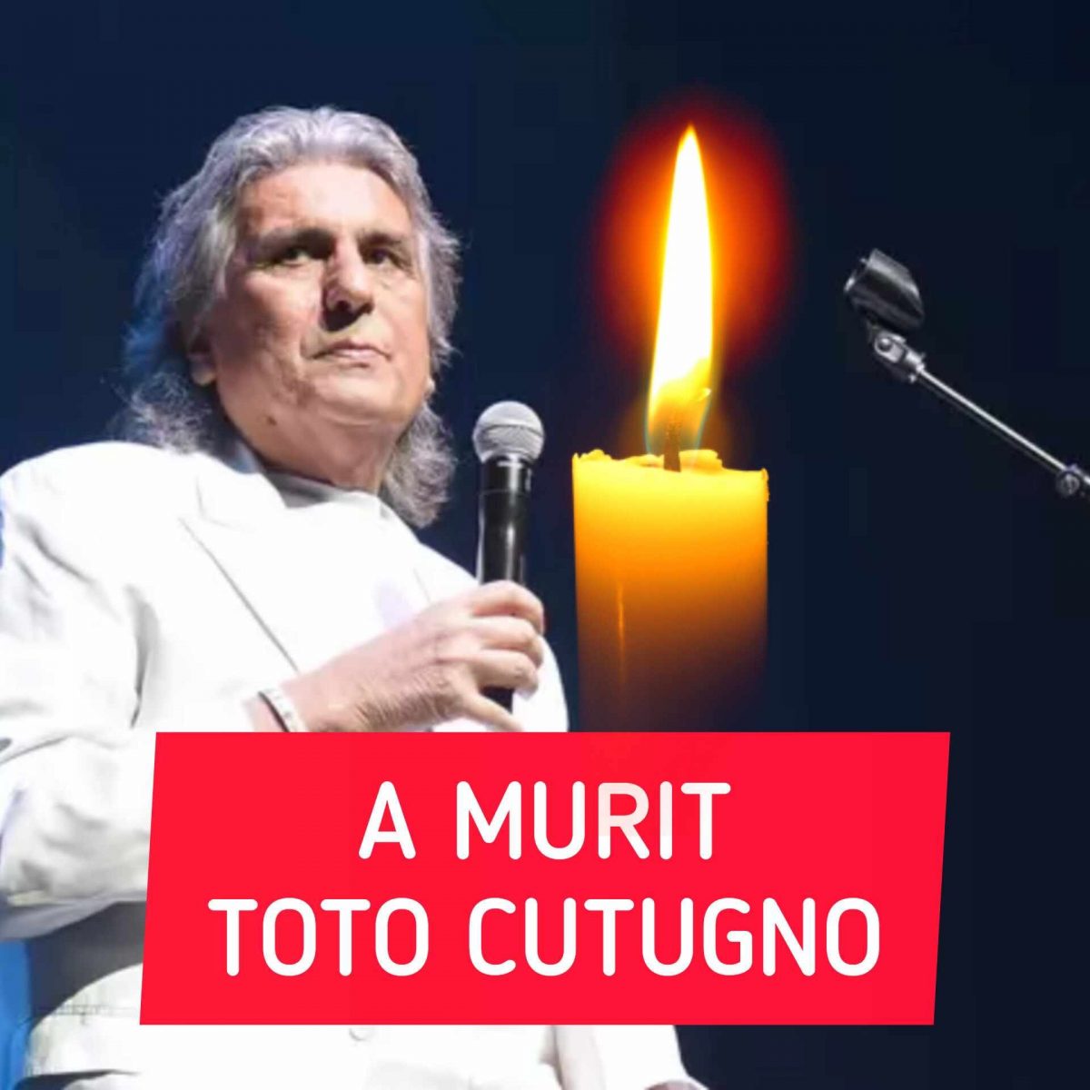 Cu regret vă informez că Toto Cutugno, celebrul cântăreț italian, a încetat din viață. Artistul în vârstă de 80 de ani a părăsit această lume, lăsând în urmă o moștenire muzicală remarcabilă.