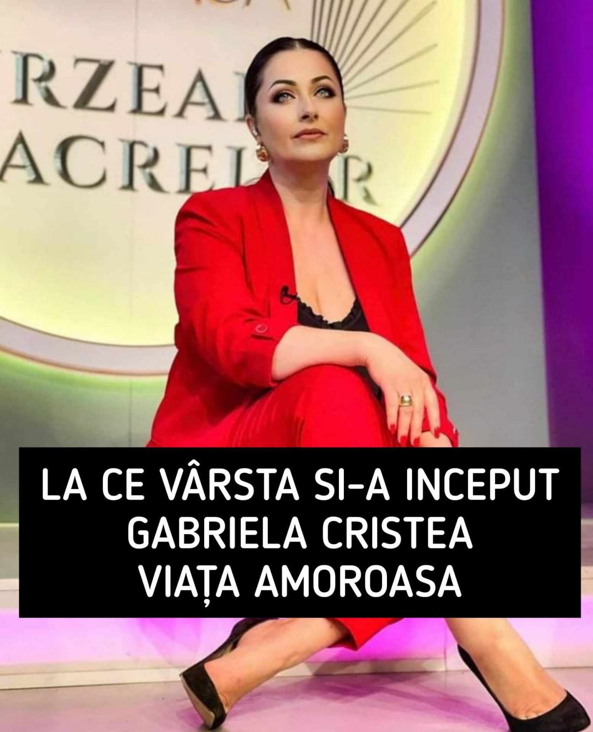 Nu e o glumă! La ce vârstă fragedă și-a început Gabriela Cristea viața amoroasă