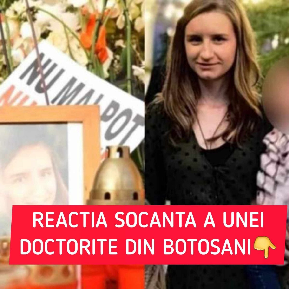”Țipați ca niște animale”. Reacția șocantă a unei doctorițe de la spitalul din Botoșani unde o femeie însărcinată a murit. Oamenii s-au strâns să protesteze pentru Alexandra / FOTO