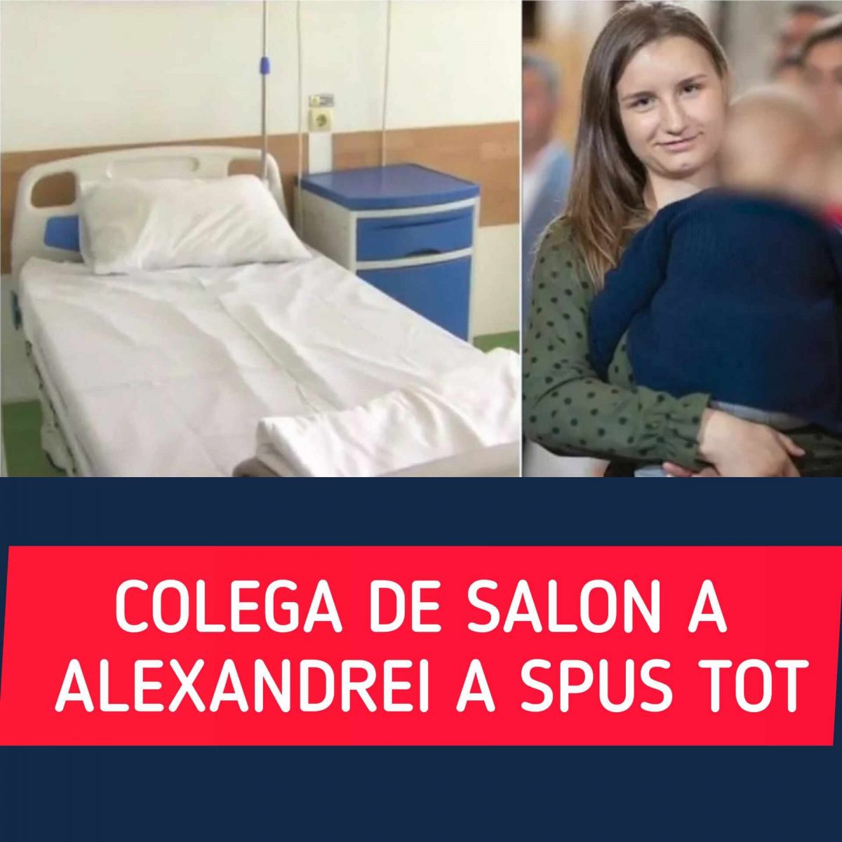 Colega de salon a Alexandrei, tânăra gravidă care a murit la spitalul din Botoșani, rupe tăcerea: ”Când am ridicat capul..”