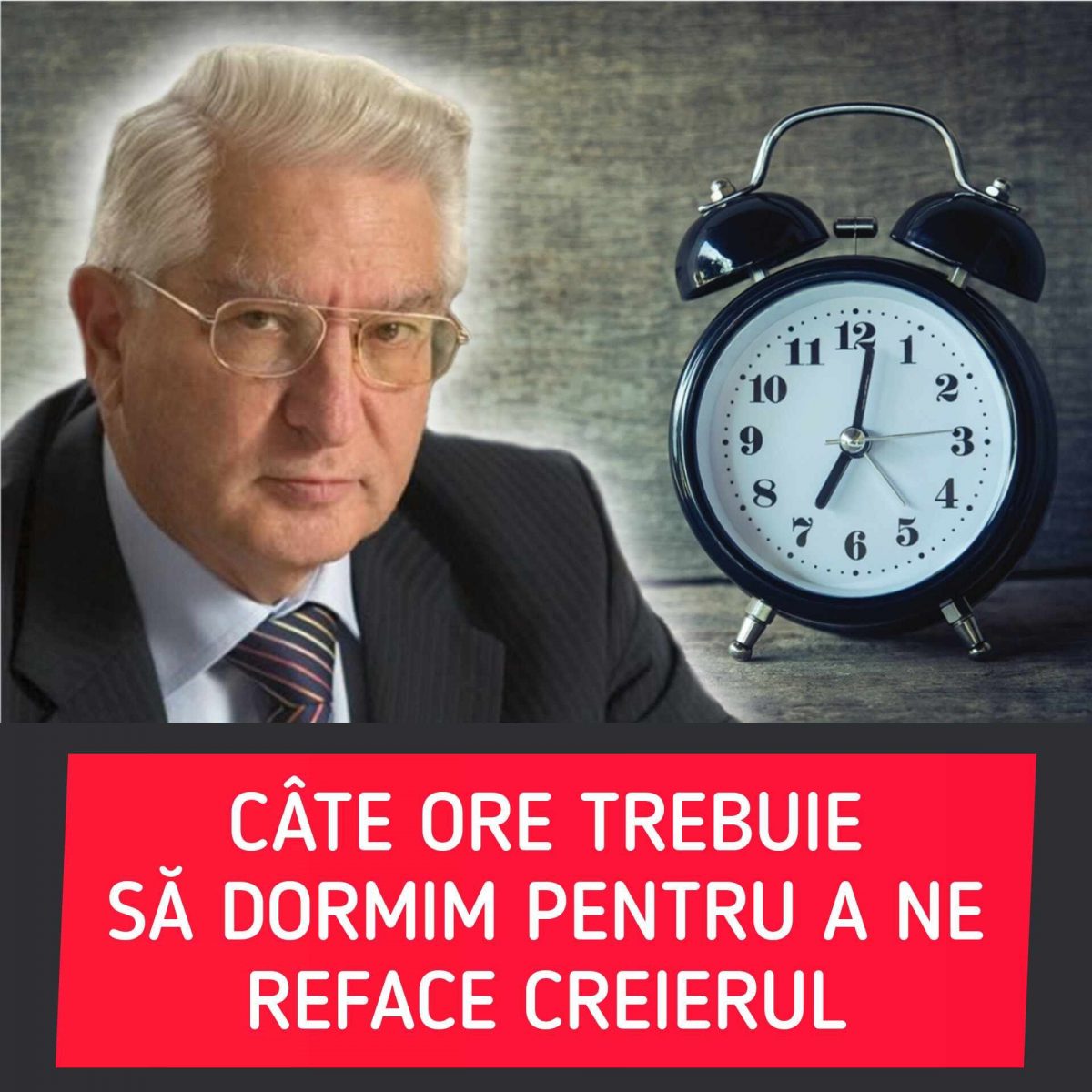 Câte ore ar trebui să dormim pentru a ne reface celule creierului? Prof. dr. Vlad Ciurea: „O să rămâneți foarte uimiți!”