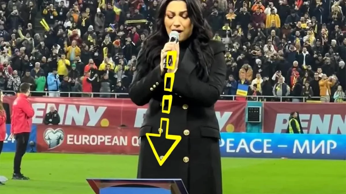 ANDRA MĂRUȚĂ NU A ȘTIUT VERSURILE „DEȘTEAPTĂ-TE, ROMÂNE!” ȘI A CITIT IMNUL DE PE TABELĂ! MOMENTE DE STUPEFACȚIE PE ARENA NAȚIONALĂ, ÎNAINTE DE ROMÂNIA-ELVEȚIA