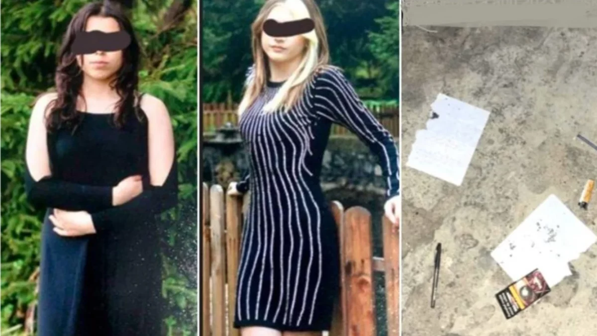 Ce scrie în biletele de adio lăsate de cele două adolescente din Lupeni. Fetele nu ar fi fost singure în clădire