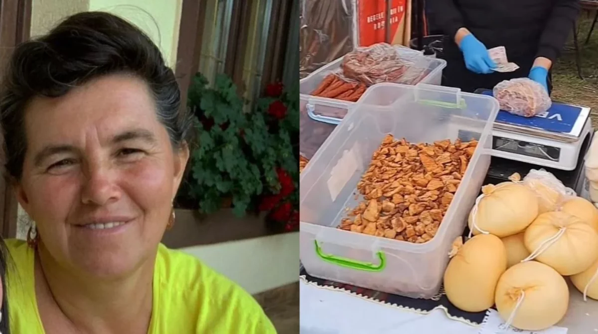 Cât costă brânza de oaie vândută de Mama Geta în târg. Oamenii au fost uimiți: „Ce aș cumpăra și eu de la voi!!”