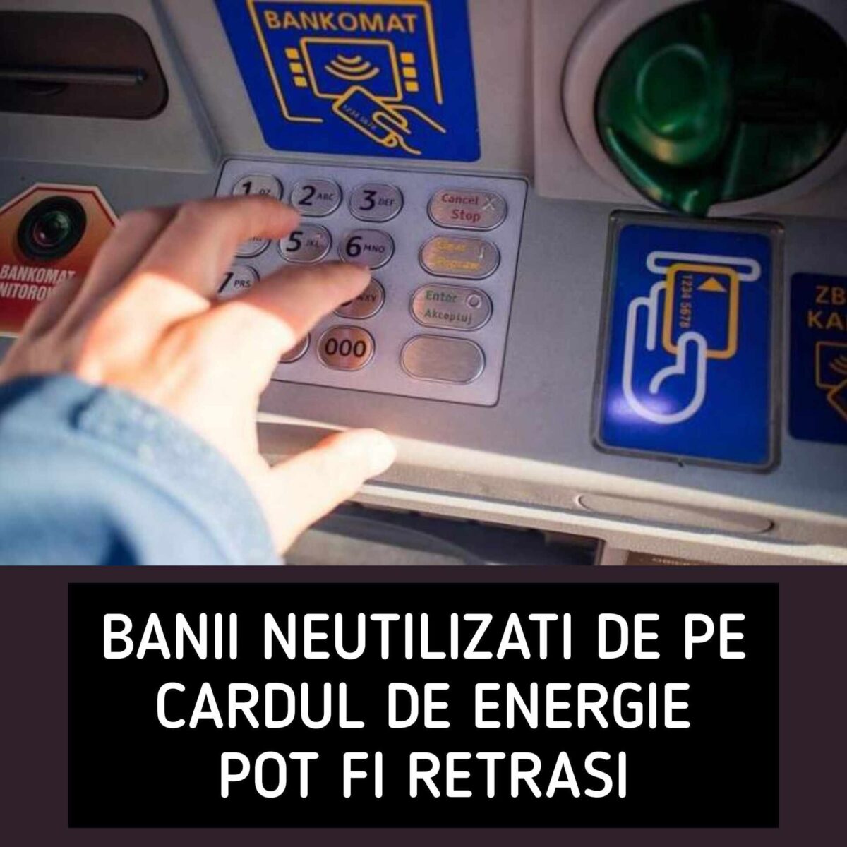 Banii neutilizați de pe cardul de energie pot fi retrași. Cum pot intra românii în posesia lor
