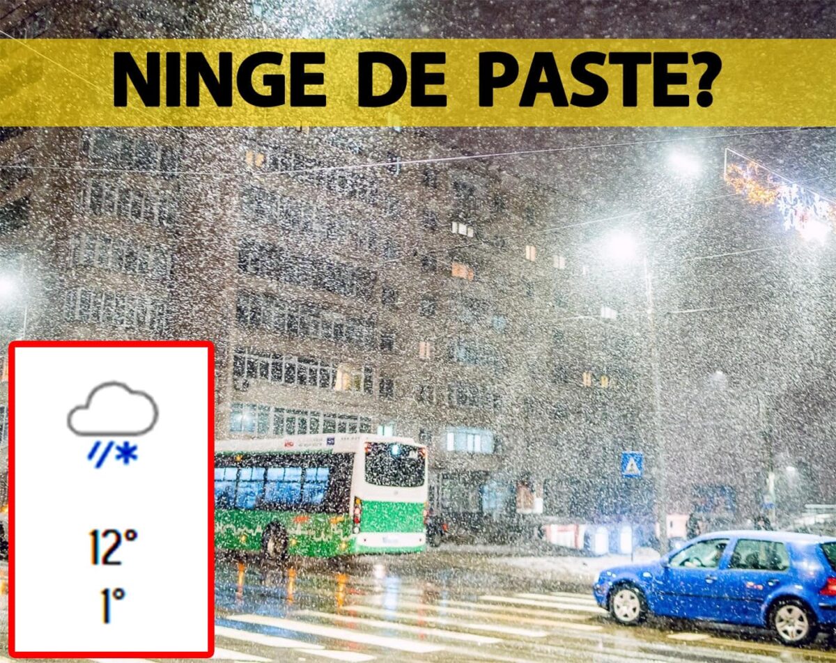 Ninge de Paște în România! Meteorologii Accuweather au modificat prognoza