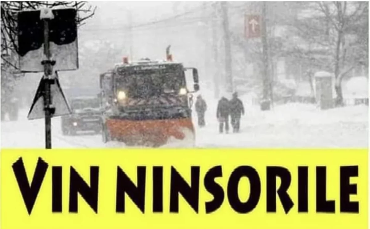 Meteorologii anunță ninsori în toată țara. De săptămâna viitoare revine valul de aer rece