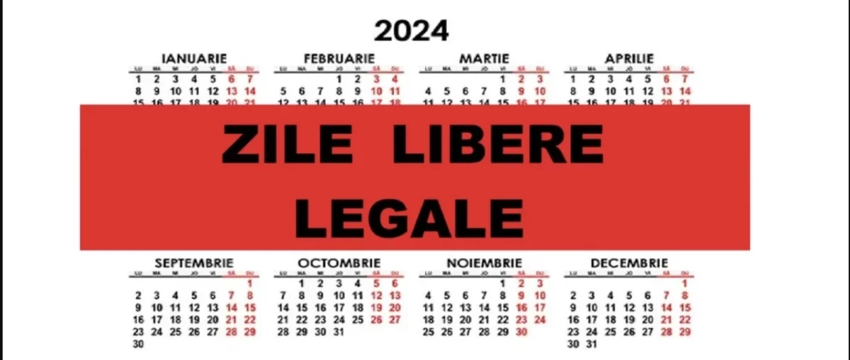 Zile libere legale 2024. Urmează o mini-vacanță de 6 zile. Decizie oficială la Guvern