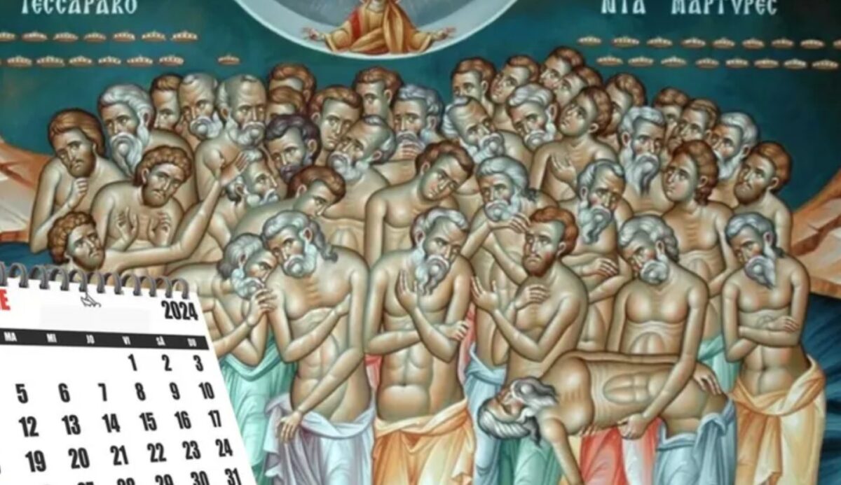 Calendar ortodox 9 martie 2024. Cruce neagră. Sfinţii 40 de Mucenici. Moșii de iarnă. Tradiții și obiceiuri. Frească sfântul să faci așa ceva