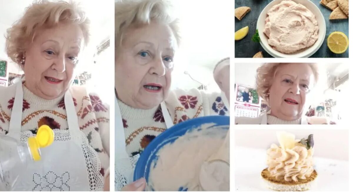 Bunica Emilia de pe dezvăluie secretul pentru salata de icre. Ingredientul care o ajută ca salata să fie cremoasă: „Un pont de la cuscra mea”