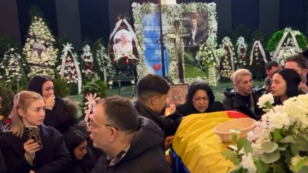De ce nu este deschis sicriul lui Costel Corduneanu? Este acoperit cu flori şi drapelul României. Familia vine cu explicaţii – FOTO