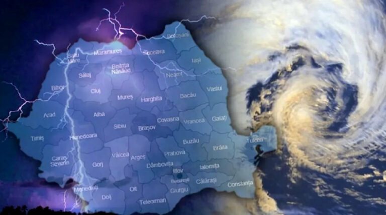 Alerta METEO! Ciclonul care a devastat Italia ajunge si in Romania.