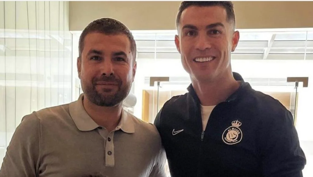 Adrian Mutu și Cristiano Ronaldo, fotografie de senzație! Gestul făcut de Ronaldo pentru fiul „Briliantului”