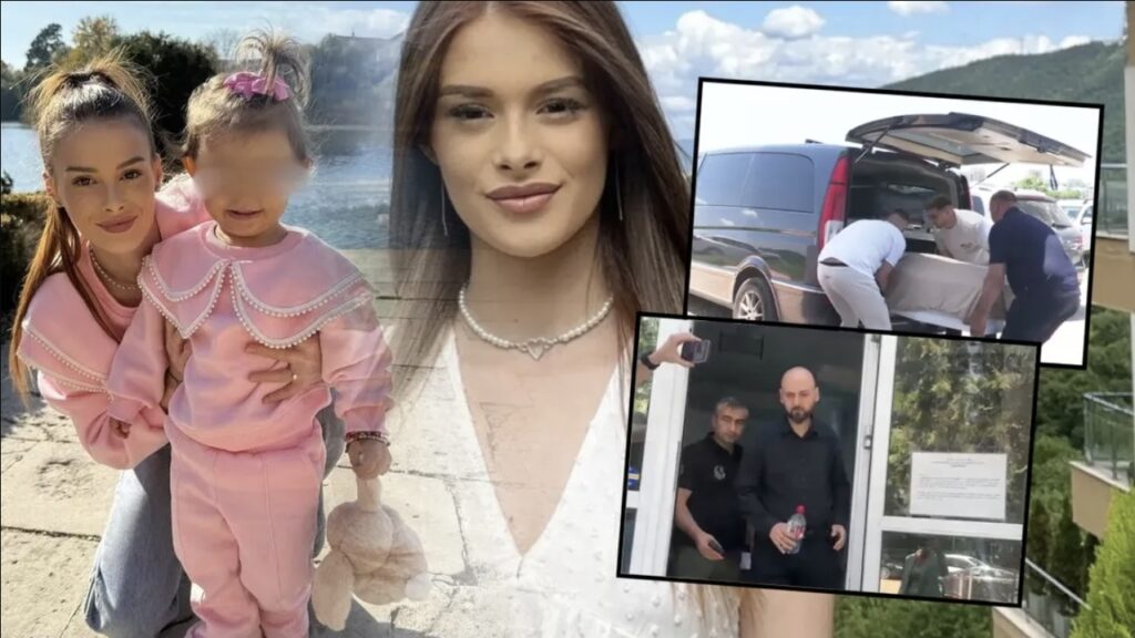 Primele imagini cu trupul neînsuflețit al Teodorei Marcu. Sicriul a fost depus la capela din cartierul rezidențial în care tânăra a locuit