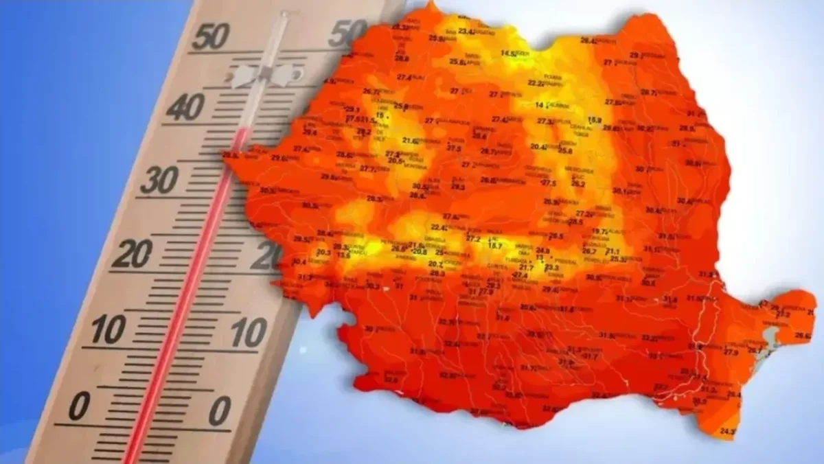 România, lovită de fenomene meteo extreme: caniculă și furtuni puternice. Alerte cod galben de la ANM