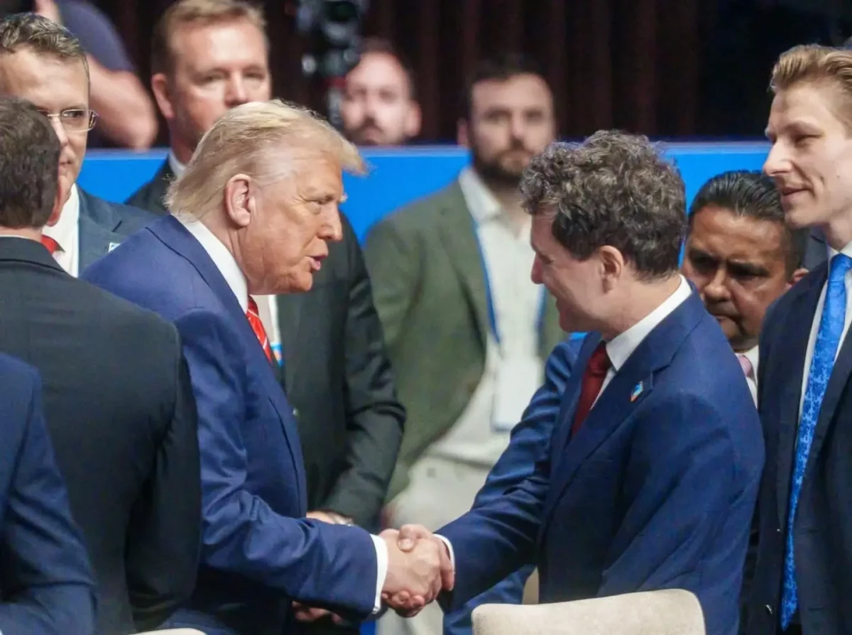 Donald Trump i-a strâns mâna lui Nicuşor Dan, la Summitul NATO de la Haga