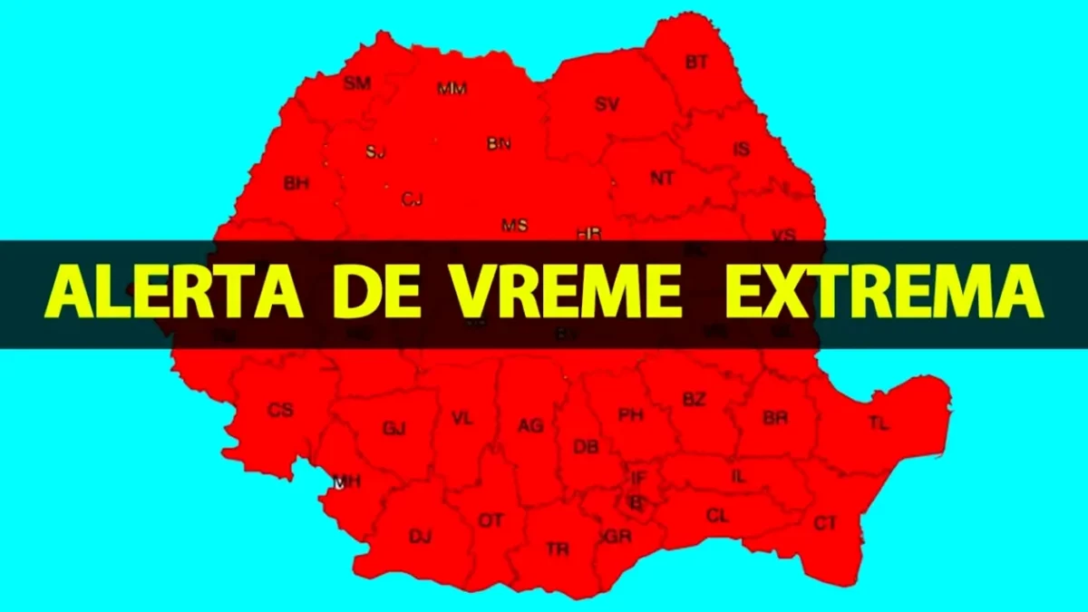 Atenționare de vreme extremă emisă de Severe Weather Alert – România. Ce se întâmplă până pe 8 iunie
