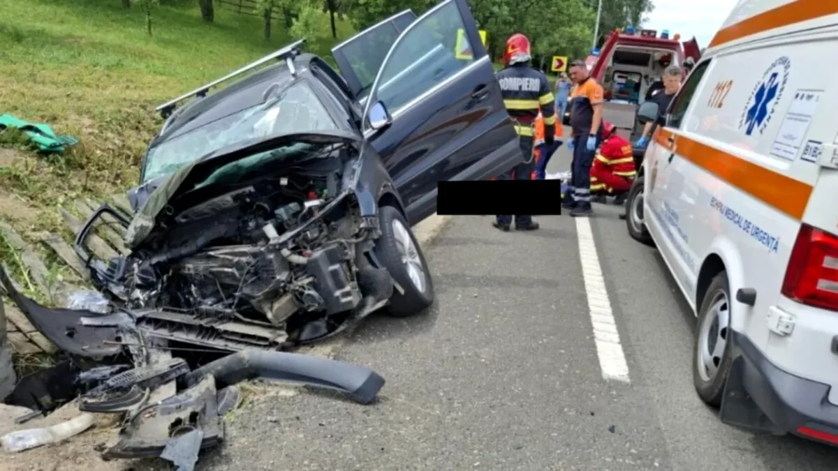 BREAKING | O fetiță de 10 ani și bunica ei au murit într-un accident rutier cumplit, pe DN66, în Hunedoara