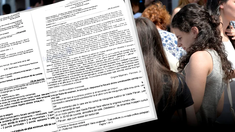 Cum se rezolvau subiectele la limba și literatura română, la Bacalaureat 2025. Surprize uriașe: „Nu cred că a mai fost în ultimii zece ani”