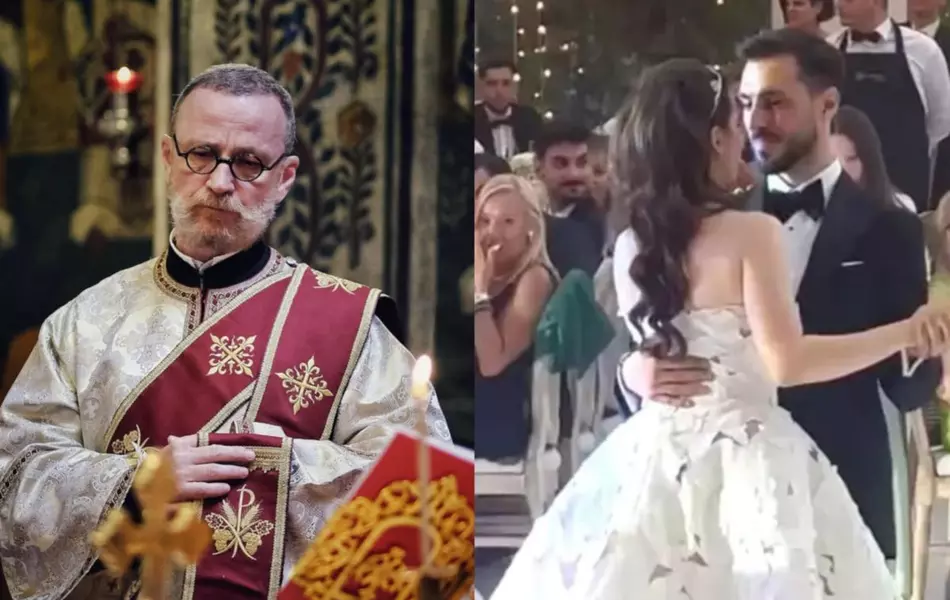 Ovidiu Cuncea, printre preoții care i-au cununat pe Kira Hagi și Thomas Ferfelis: „Slujba religioasă a fost înălțătoare”/ Cum s-au pregătit mirii pentru nuntă
