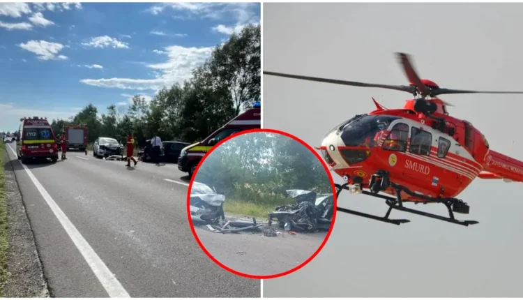 Accident cumplit în Brașov: un mort și mai mulți răniți. Intervine elicopterul SMURD