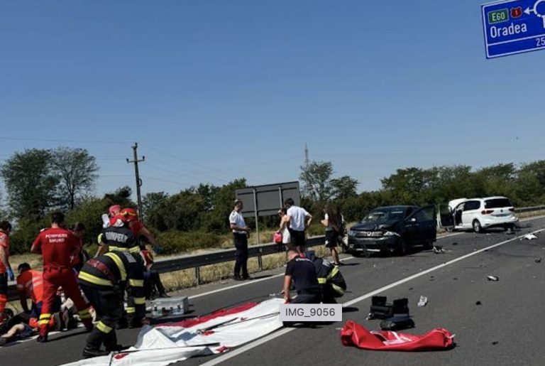 Accident foarte grav. Carambol mare în România. Sunt mulți răniți și morți