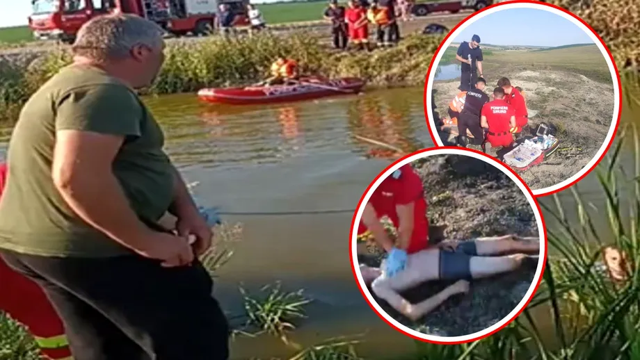 Imagini dramatice cu un tânăr de 17 ani, resuscitat pe malul râului Volovăț, după ce s-a înecat. Cine l-a readus la viață. Video