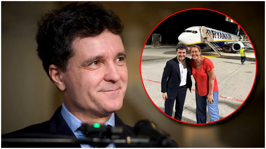 Unde a zburat Nicușor Dan azi-noapte cu o cursă low cost. Și-a luat chiar și fetița cu el
