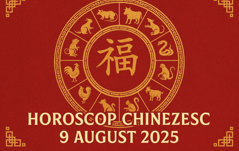 Horoscop Chinezesc pentru sambata, 9 august 2025. Noroc urias pentru aceste semne zodiacale!