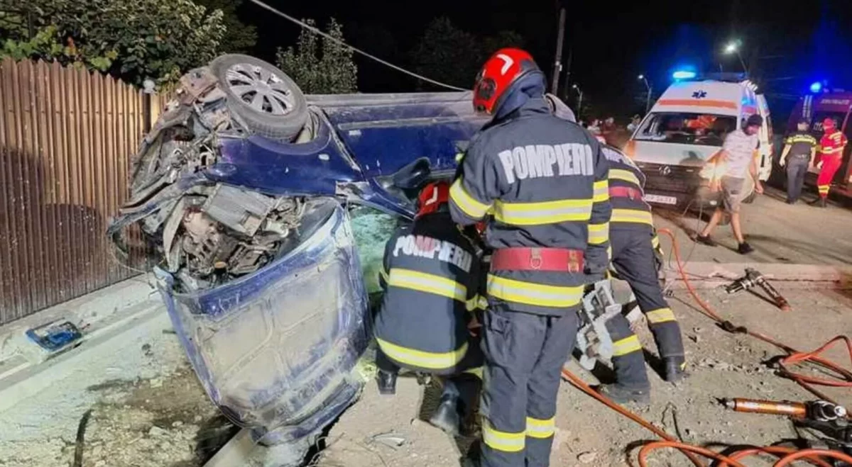 Accident cumplit la Brăila. Sunt persoane decedate și rănite în urma unei coliziuni grave