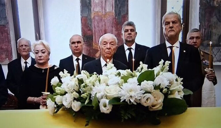 Viorica Dancila, aparitie impecabila la inmormantarea lui Ion Iliescu!