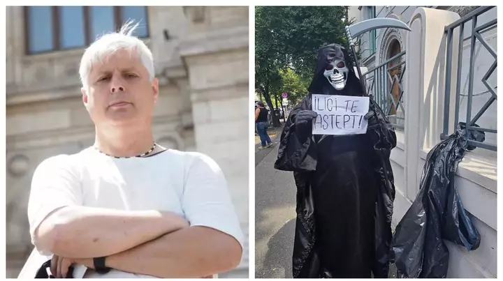Cine este Marian Ceaușescu, bărbatul care a desfăcut o șampanie în fața spitalului SRI, după moartea lui Ion Iliescu