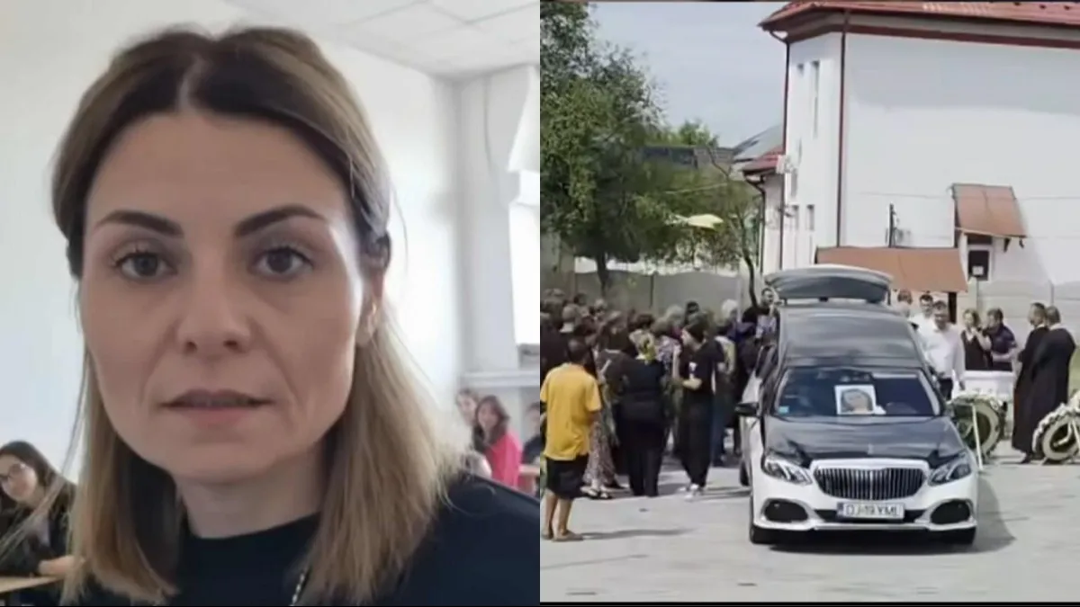 Scene sfâșietoare la înmormântarea profesoarei din Craiova, care a fost ucisă de propriul soț! Silvana, condusă pe ultimul drum în satul natal, de o mulțime de oameni | FOTO