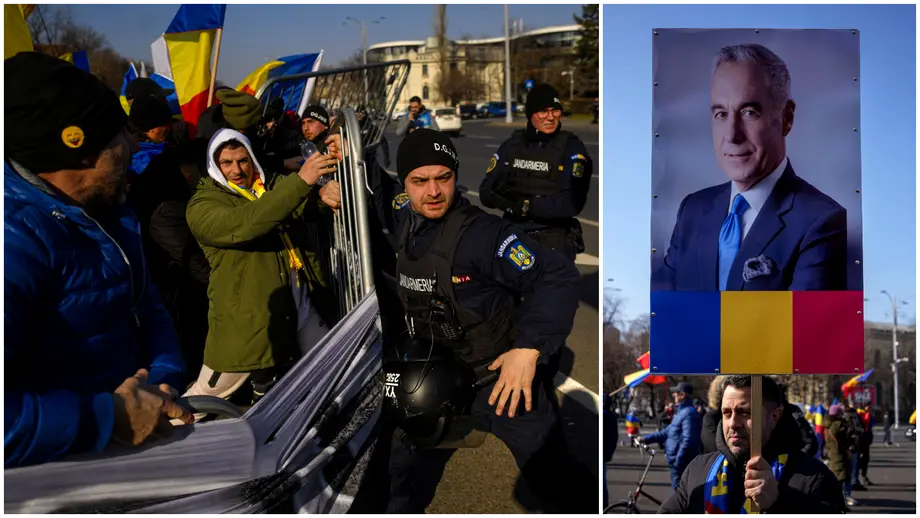Prima condamnare după protestele ”Turul 2 înapoi”. Ce pedeapsă a primit susținătorul lui Călin Georgescu care a lovit un jandarm cu pumnul