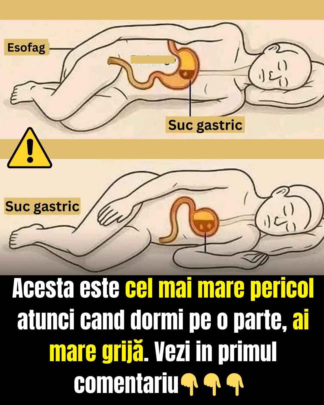 Marele pericol la care te expui atunci când dormi pe partea dreaptă