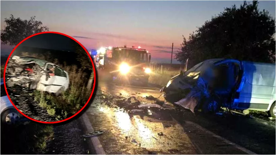 Tragedie în Bihor: trei oameni au murit într-un accident. Coliziune violentă între un microbuz și o mașină