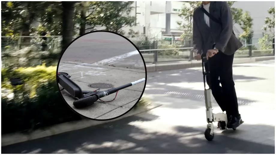 Încă un deces din cauza unei căzături de pe o trotinetă electrică. Un bărbat de 58 de ani a murit, în Sibiu