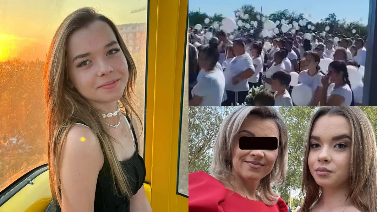 Imagini sfâșietoare de la înmormântarea Iasminei, adolescenta de 15 ani care a murit după ce s-a electrocutat în baie! Sute de oameni s-au strâns să îi aducă un ultim omagiu. Mama ei, doborâtă de durere: „Cum trăiesc fără tine?”