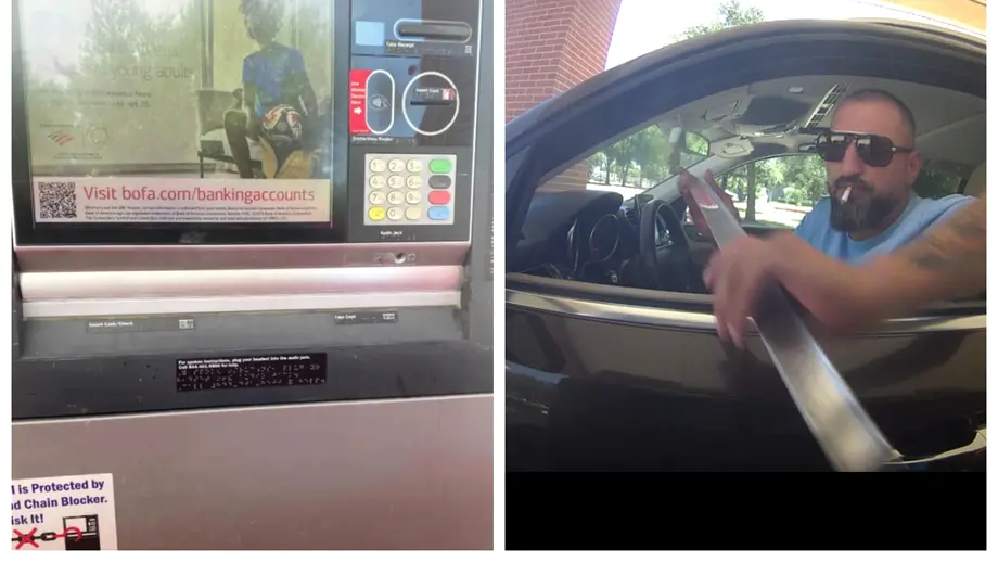 Cum fura un român sume impresionante de bani direct din bancomat. Mai mulți americani povestesc ce au pățit: „Am crezut că e doar o ușiță”