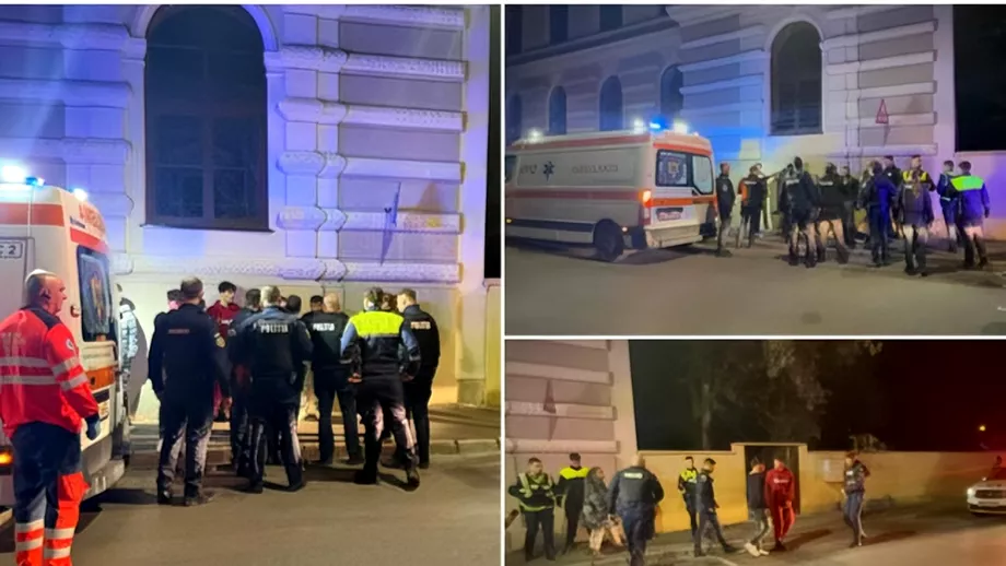 Video. Atac sângeros la Arad. Un tânăr de 23 de ani, înjunghiat chiar lângă biserică. Mai multe persoane au ajuns la spital