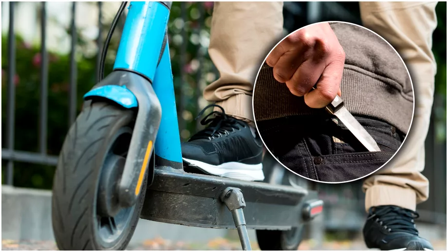 Doi copii din Cluj-Napoca, amenințați cu cuțitul de persoane mascate. Le-au furat trotinetele electrice