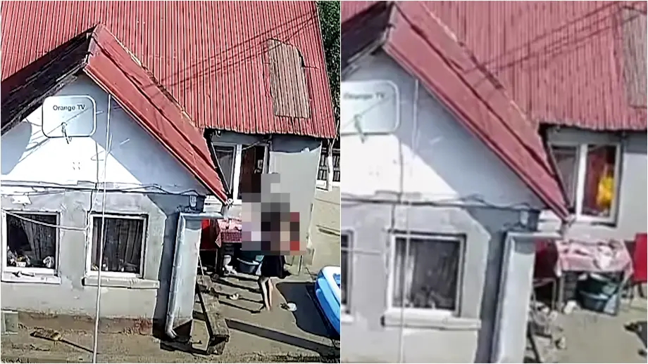 Video. Crima din Mureș, surprinsă de camere. Scenele șocante cu Emil Gânj în casa victimei și momentul incendierii