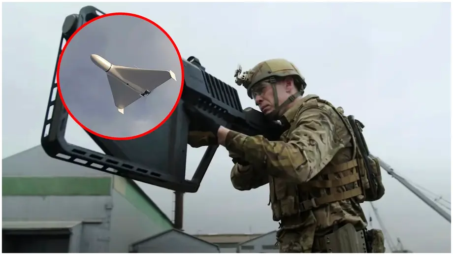 Dronă aflată deasupra unei baze militare, doborâtă de forțele NATO! Unde s-a produs incidentul