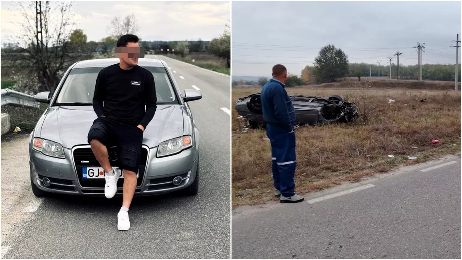 El este Robert, tânărul de 20 de ani care a murit în accidentul din Gorj. Ce a postat cu doar câteva ore înainte de tragedie