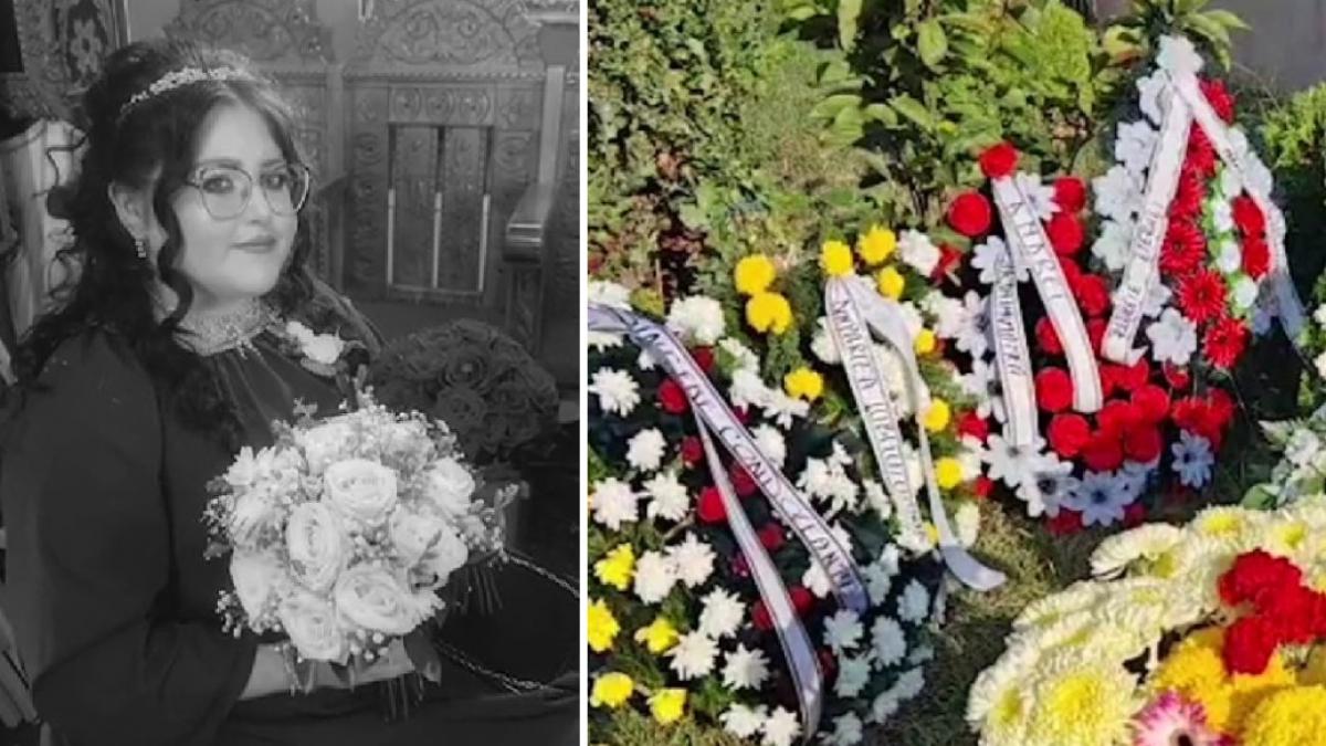 Durere fără margini la înmormântarea Mirelei, tânăra însărcinată care a murit în explozia din Rahova